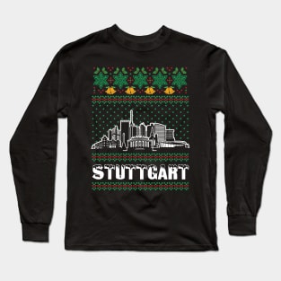 Stuttgart Germany Ugly Christmas Long Sleeve T-Shirt